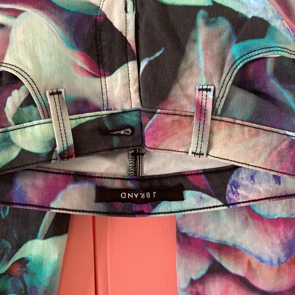 J Brand floral skinny Jean NWOT size 26 stretchy - Picture 3 of 6